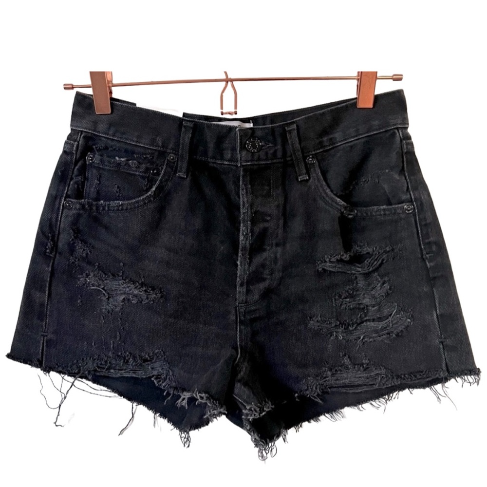 AGOLDE Jaden High Rise Cut Off Shorts Clash Size 27